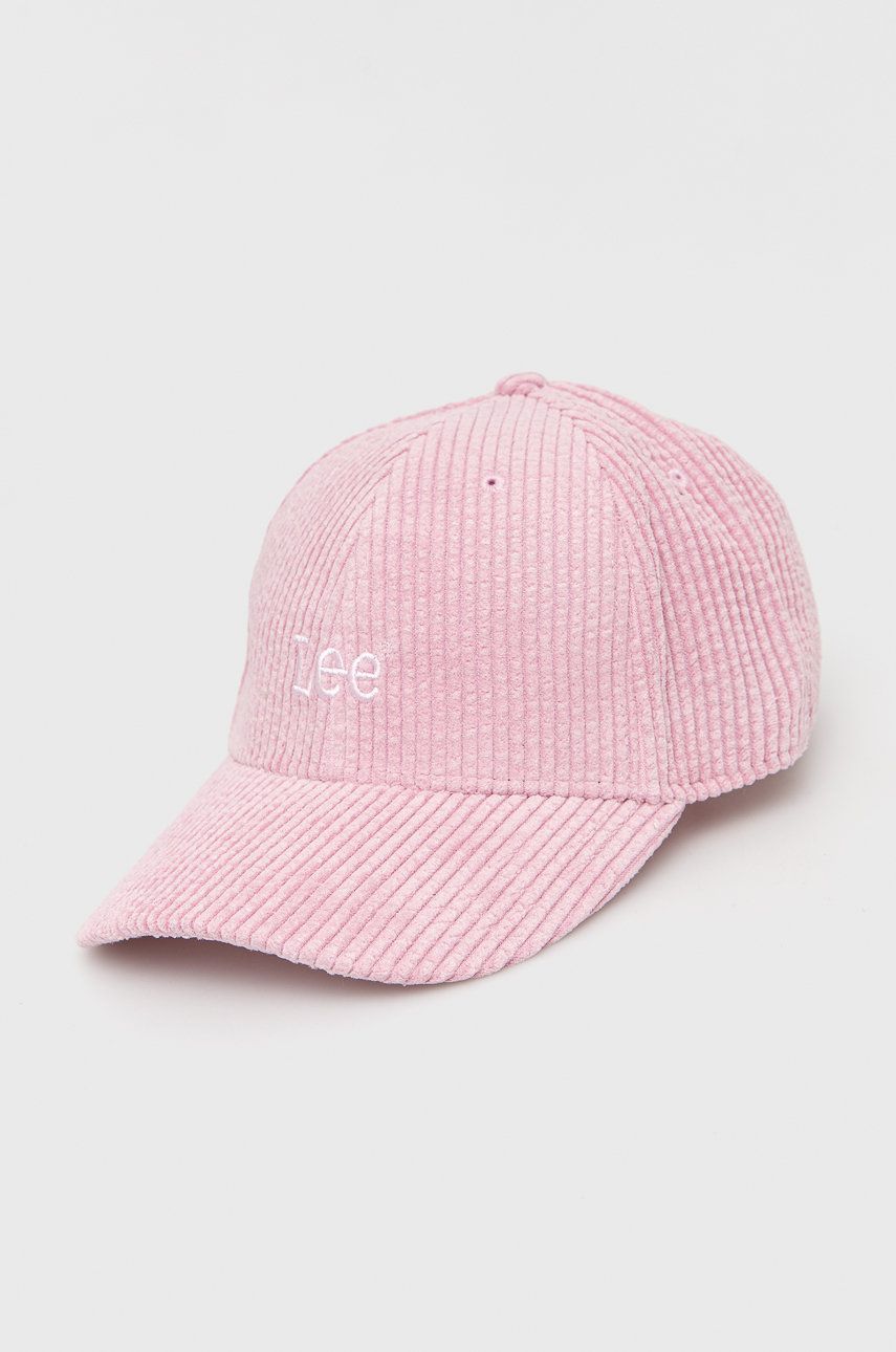 Čepice Lee růžová barva, - růžová -  84% Polyester