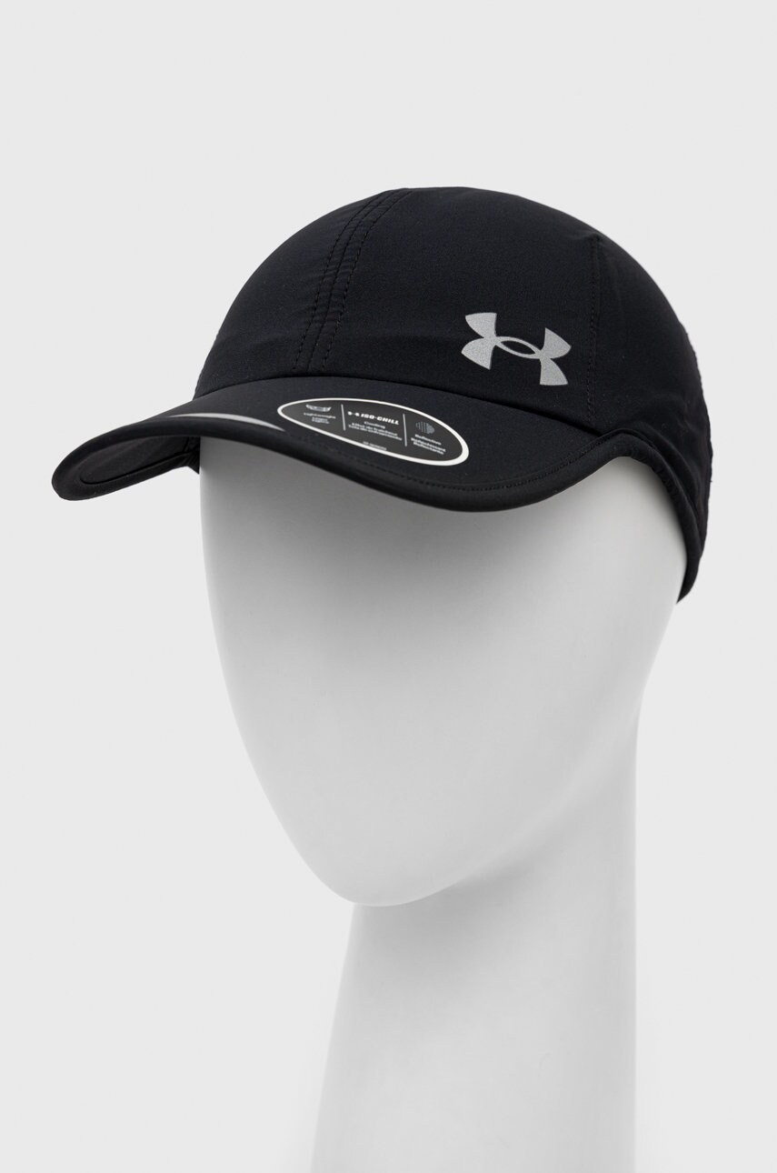 

Шапка с козирка Under Armour в черно с изчистен дизайн, Черен
