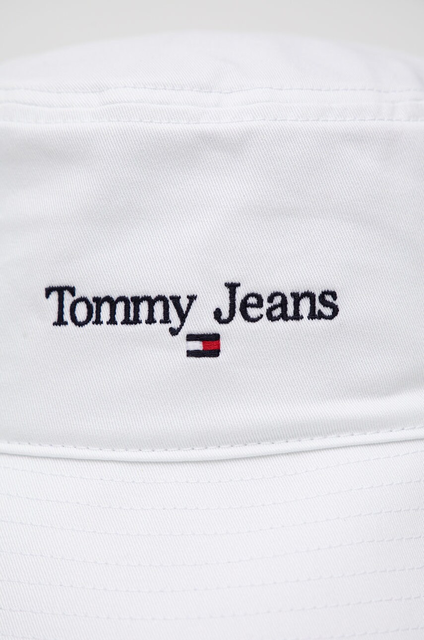 

Бавовняний капелюх Tommy Jeans колір білий з бавовни