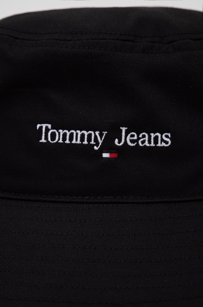 

Бавовняний капелюх Tommy Jeans колір чорний з бавовни