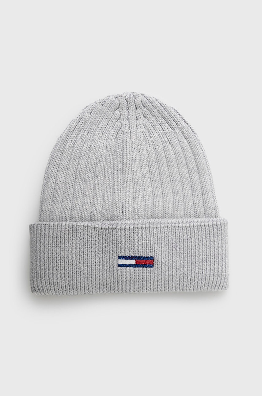 

Шапка Tommy Jeans в сиво, Сив
