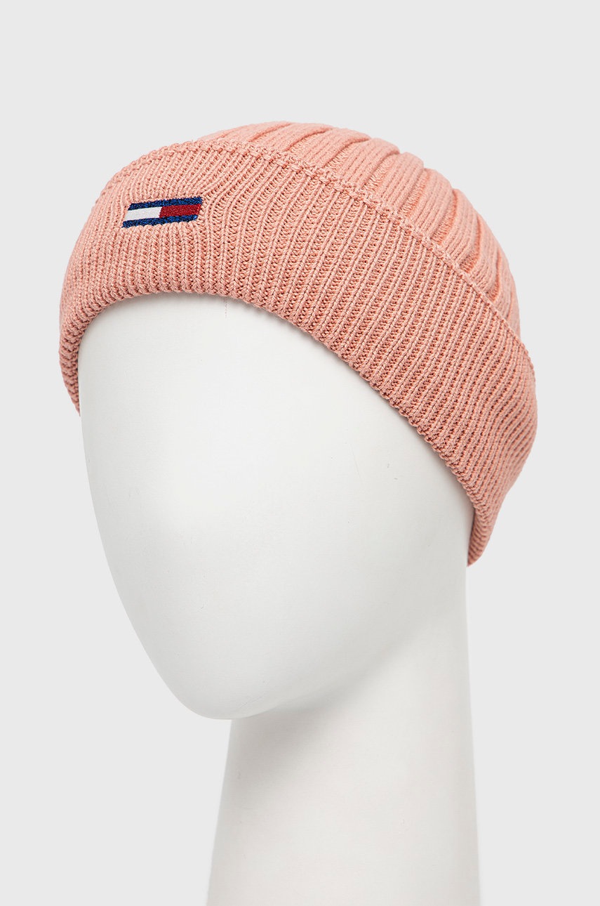 

Шапка Tommy Jeans колір помаранчевий
