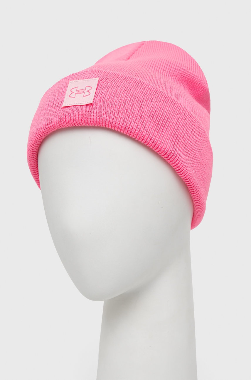 

Шапка Under Armour цвет розовый
