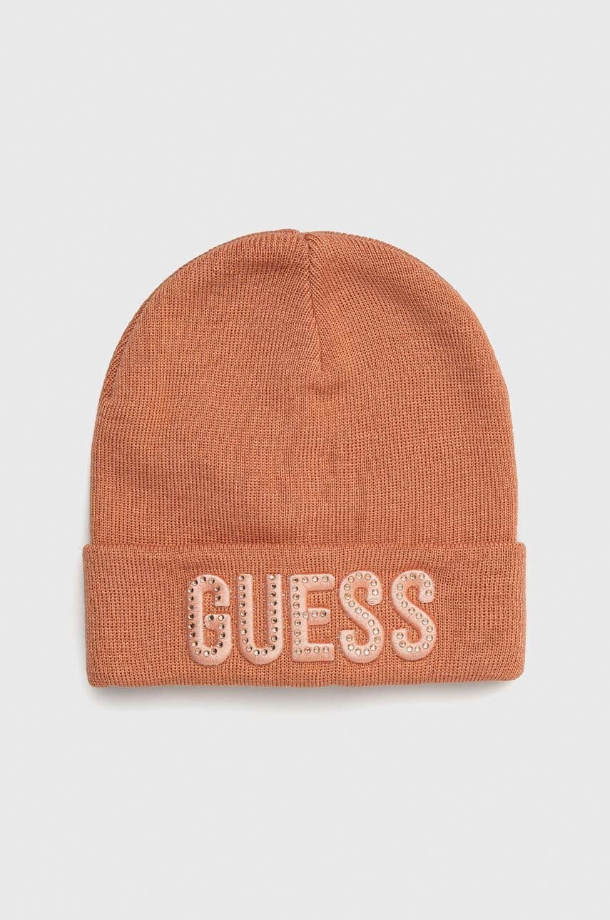 

Детская шапка Guess цвет оранжевый