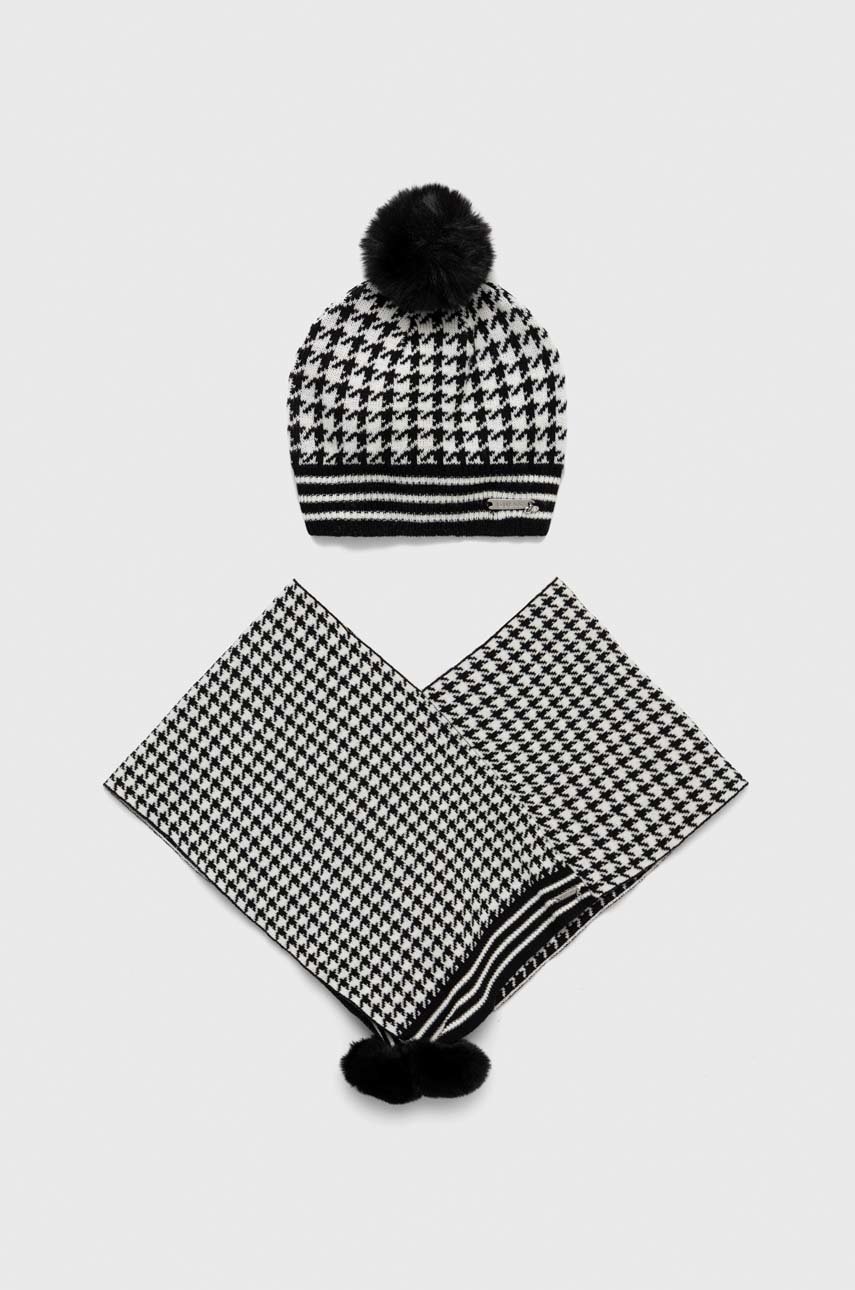 

Дитяча шапка і снуд Guess колір чорний