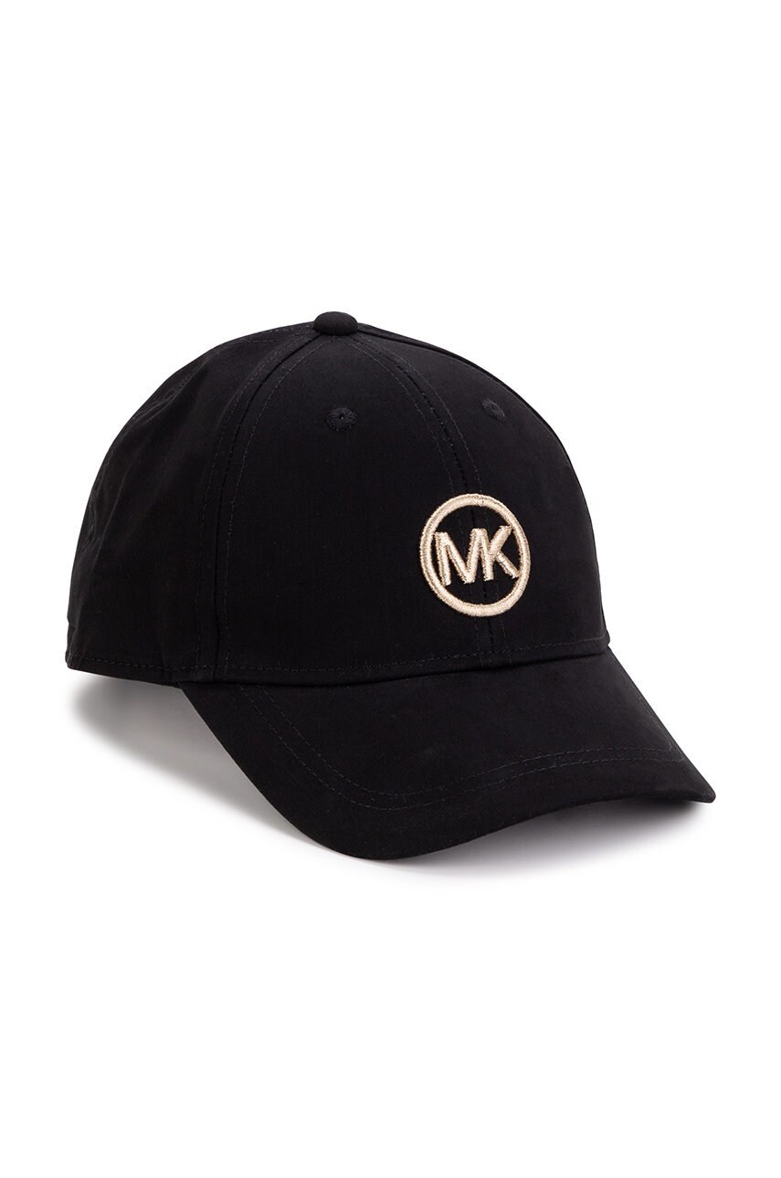 

Детская шапка Michael Kors цвет чёрный с аппликацией