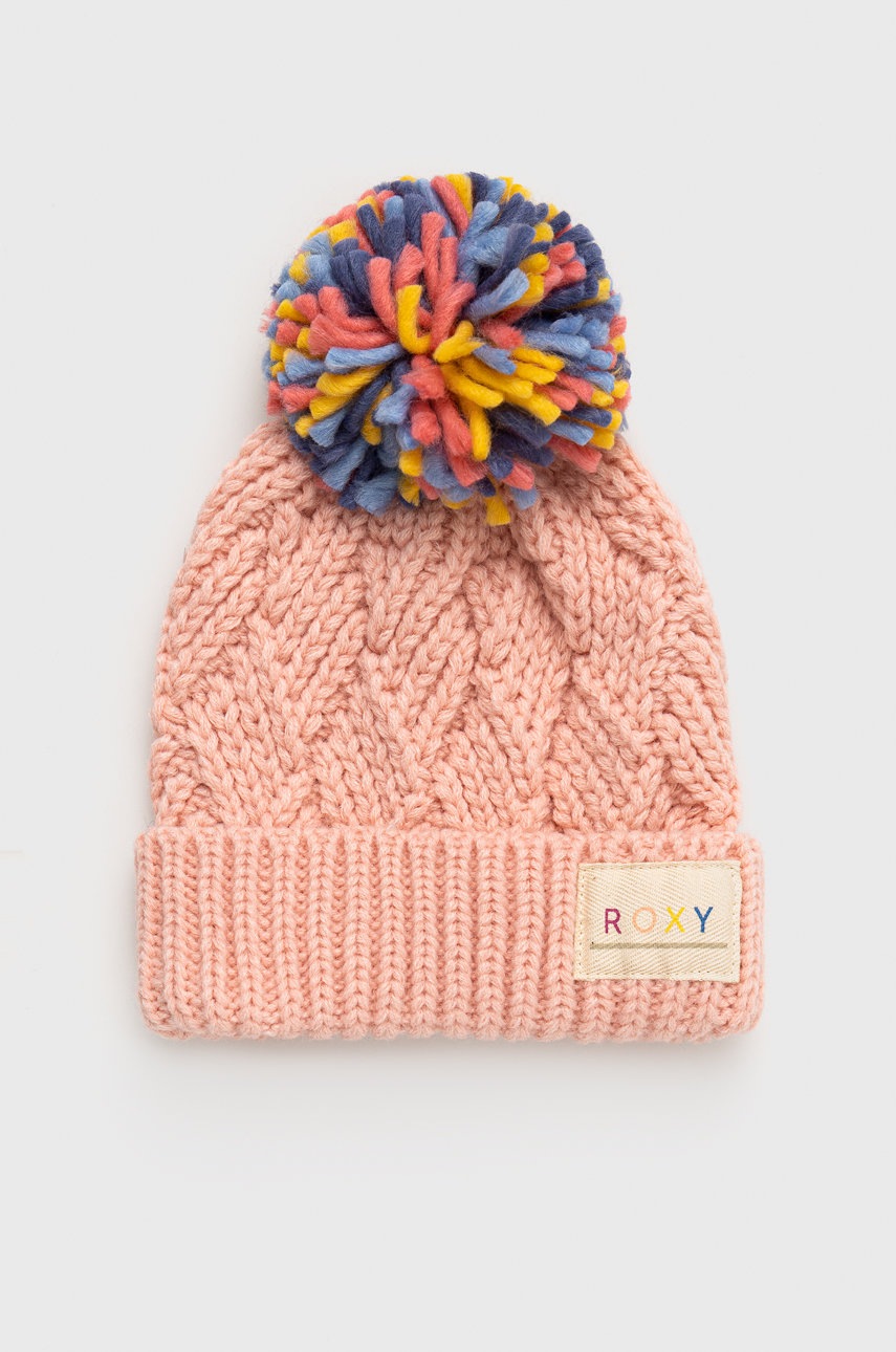 

Детска шапка Roxy в розово, Розов