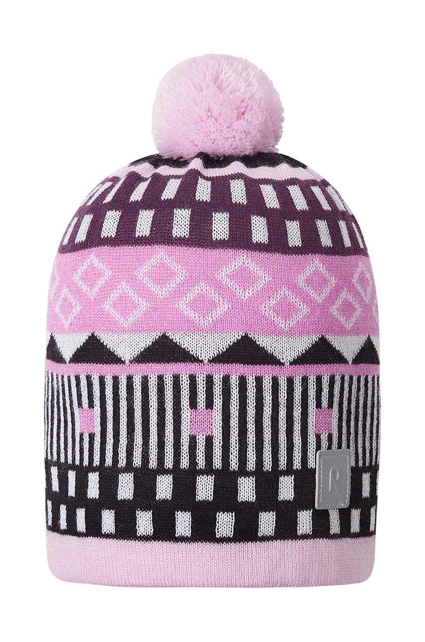 Детская шапка Reima цвет розовый шерсть в Киеве Детская шапка Reima цвет розовый шерсть в Киеве