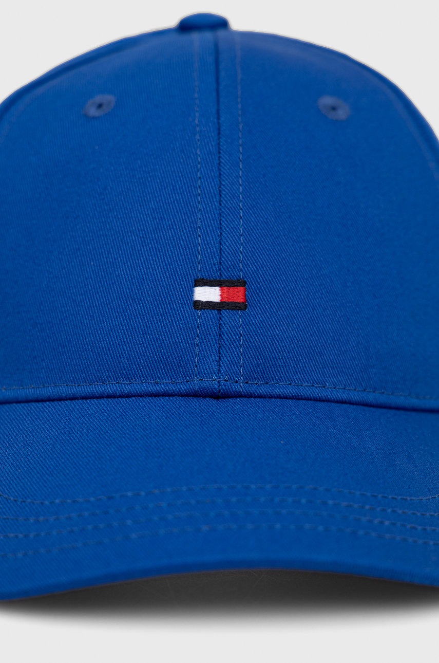 

Дитяча бавовняна кепка Tommy Hilfiger однотонна