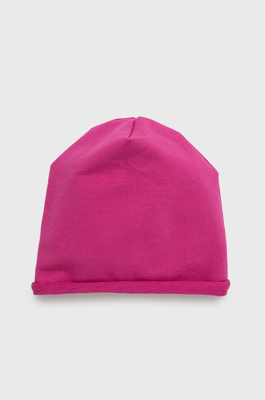

Детска шапка United Colors of Benetton в лилаво с фина плетка, Виолетов