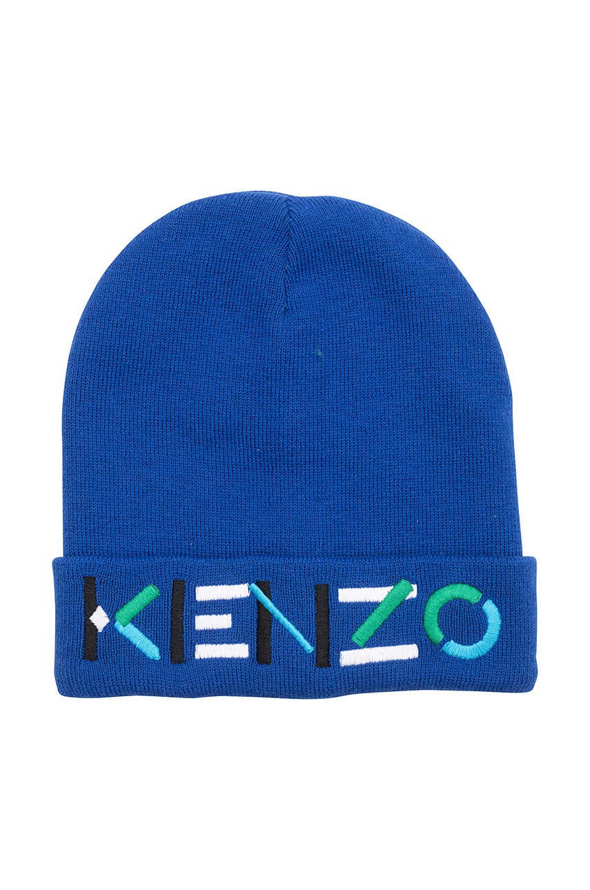 

Детская шапка Kenzo Kids цвет синий