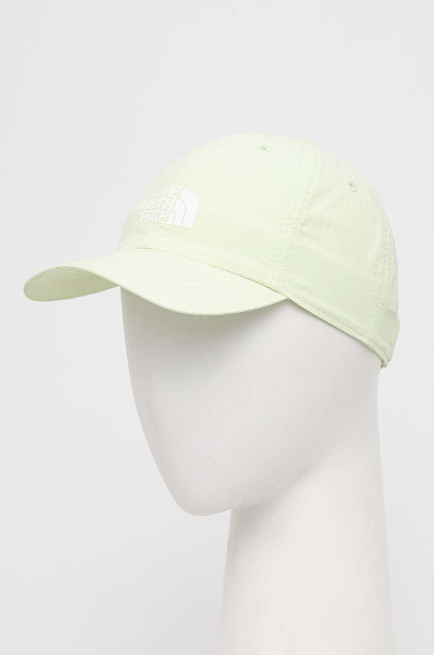 The North Face șapcă de baseball pentru copii culoarea verde, cu imprimeu