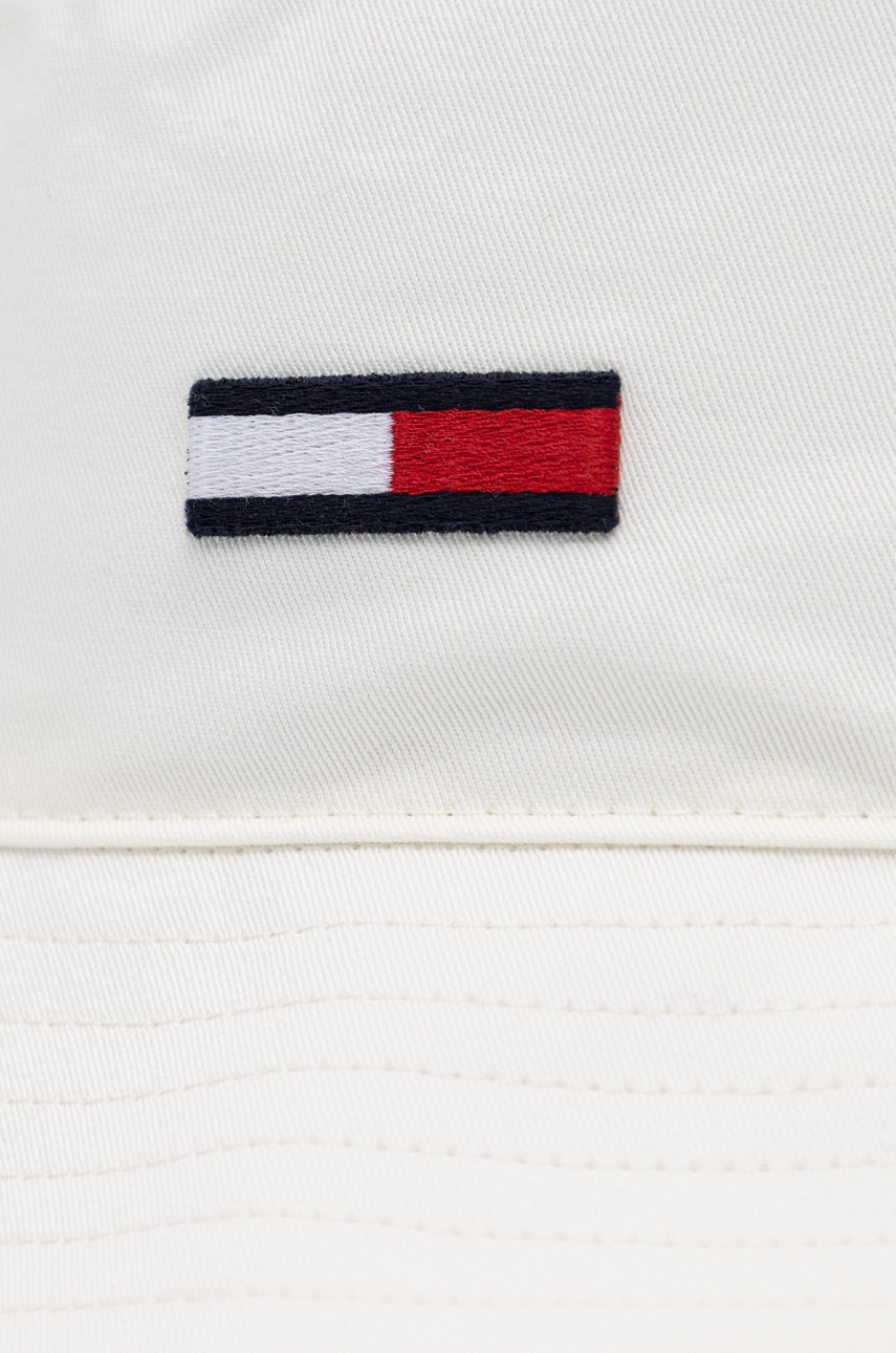 

Бавовняний капелюх Tommy Jeans колір білий з бавовни