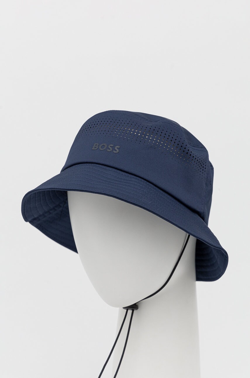 Boss palarie boss athleisure culoarea albastru marin