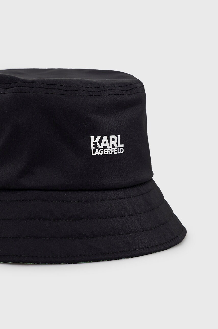 

Двосторонній капелюх Karl Lagerfeld колір чорний