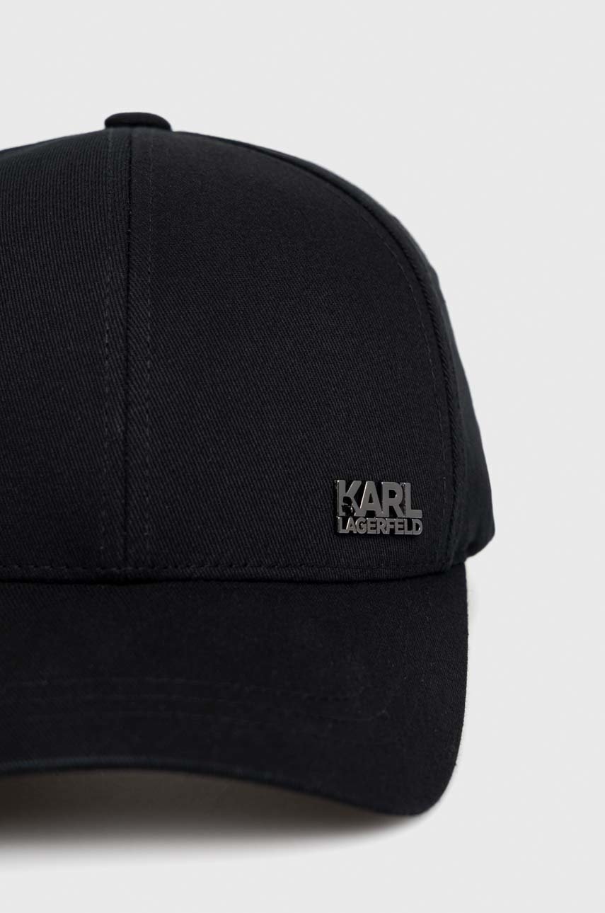 

Кепка Karl Lagerfeld цвет чёрный однотонная