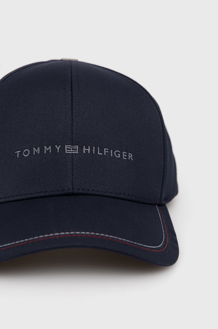 

Кепка Tommy Hilfiger колір синій з аплікацією