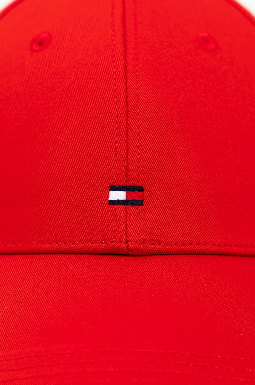 

Кепка Tommy Hilfiger цвет красный однотонная