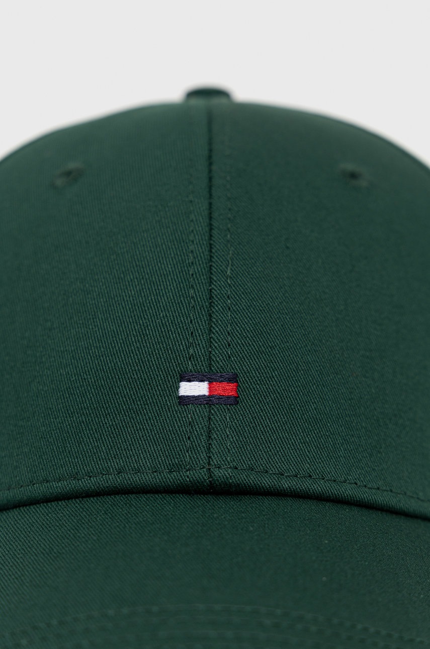 

Кепка Tommy Hilfiger цвет зелёный однотонная