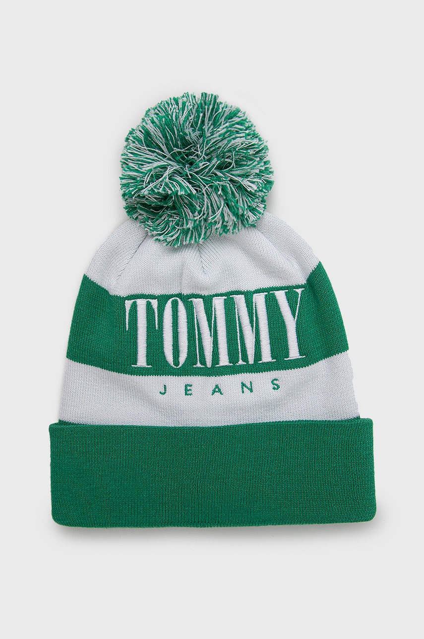 

Шапка Tommy Jeans в зелено, Зелен