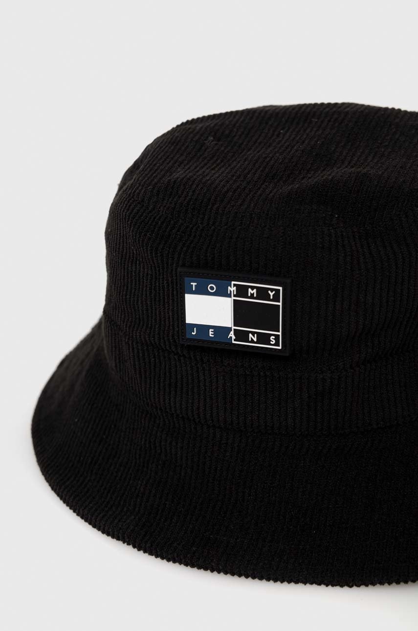 

Вельветовая шляпа Tommy Jeans цвет чёрный