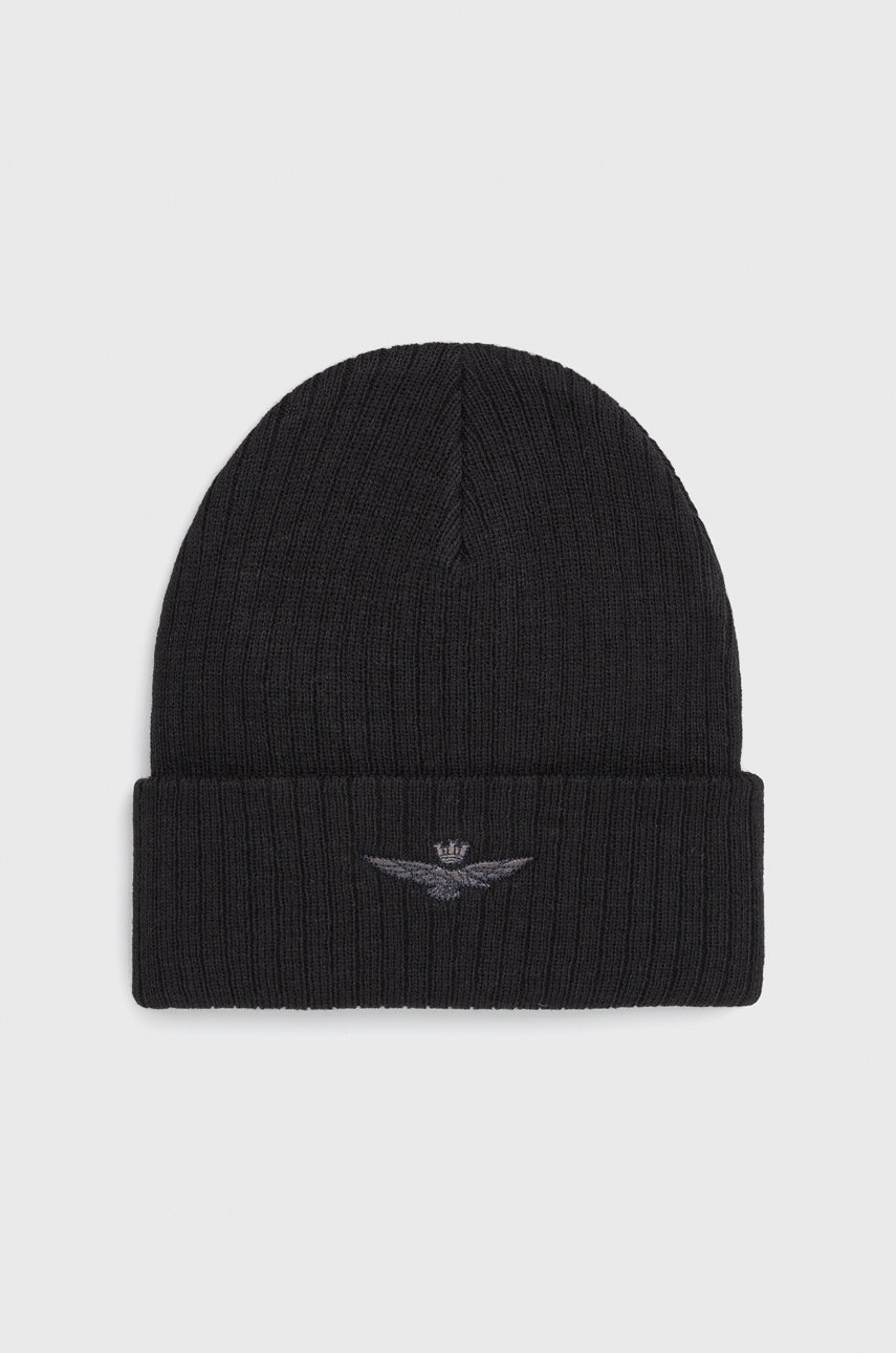 

Шапка Aeronautica Militare в черно, Черен
