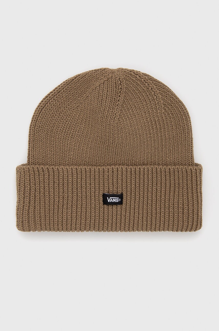 Vans caciula culoarea maro,