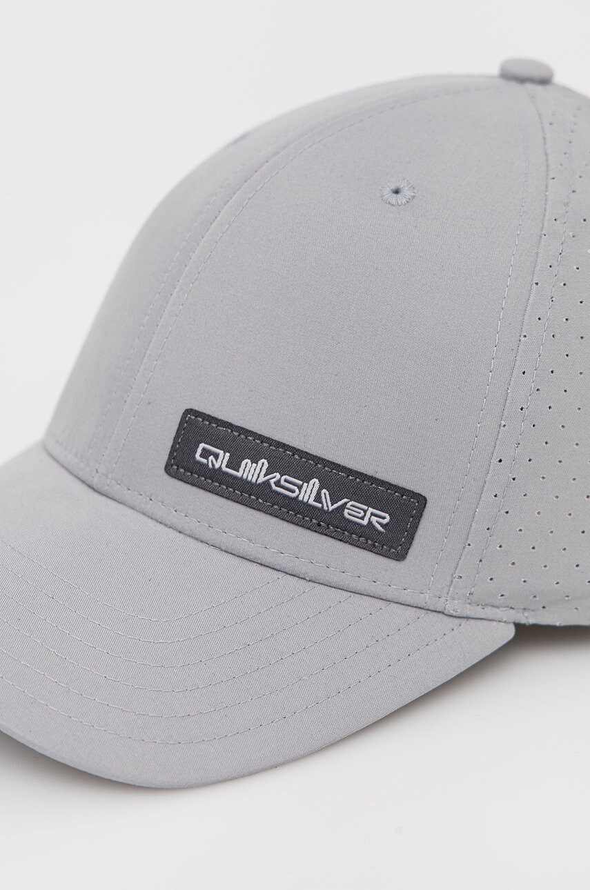 

Кепка Quiksilver колір сірий однотонна