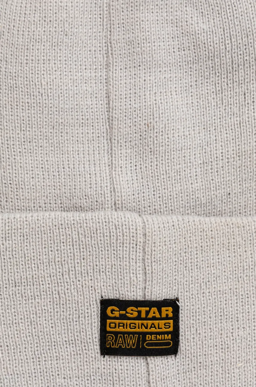 Шапка G-Star цвет серый Шапка G-Star цвет серый