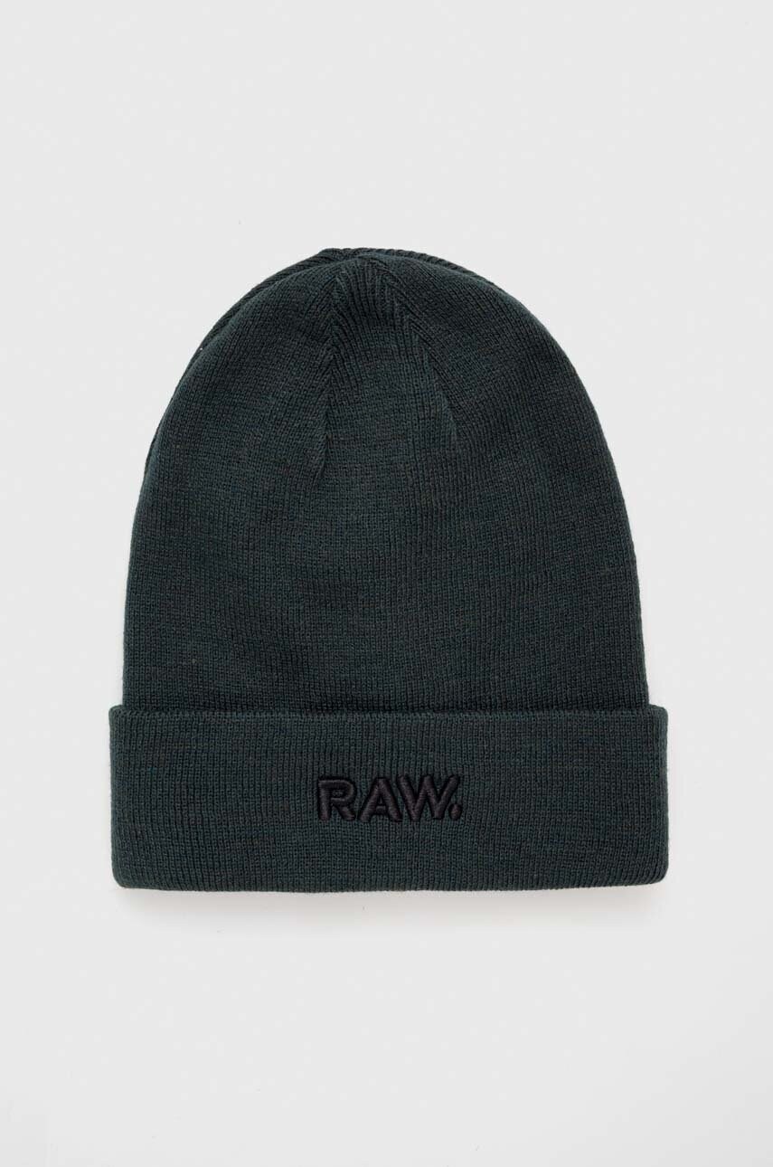 Levně Čepice G-Star Raw tmavomodrá barva