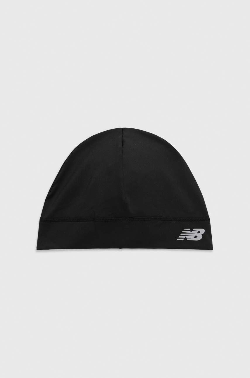 New Balance caciula culoarea negru, din tesatura neteda