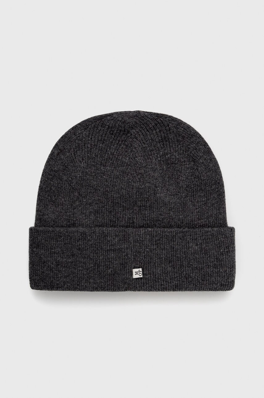 Marc o'polo caciula de lana culoarea gri, de lana, din tricot gros