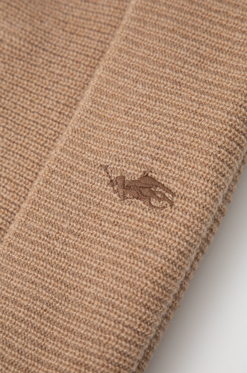 

Кашемірова шапка Polo Ralph Lauren колір коричневий вовна