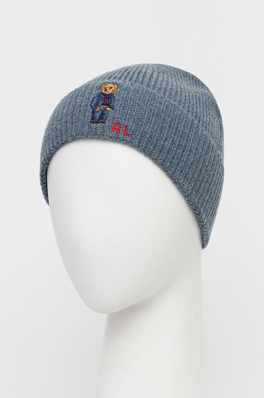 

Шапка з домішкою вовни Polo Ralph Lauren