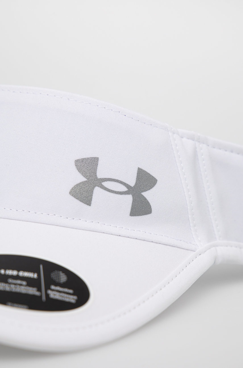 

Козырек от солнца Under Armour Isochill Launch цвет белый с принтом