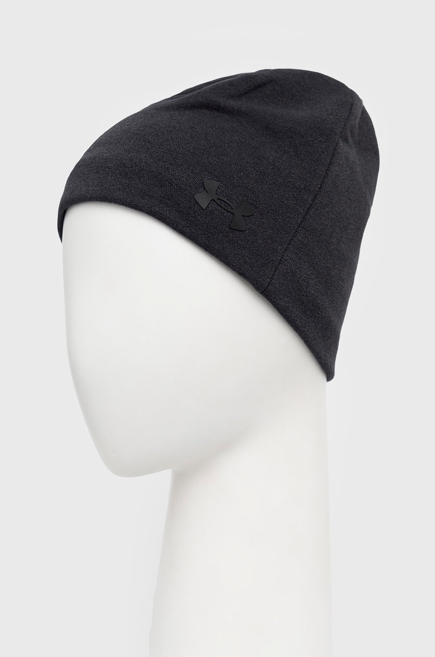 

Шапка Under Armour колір чорний з тонкого трикотажу