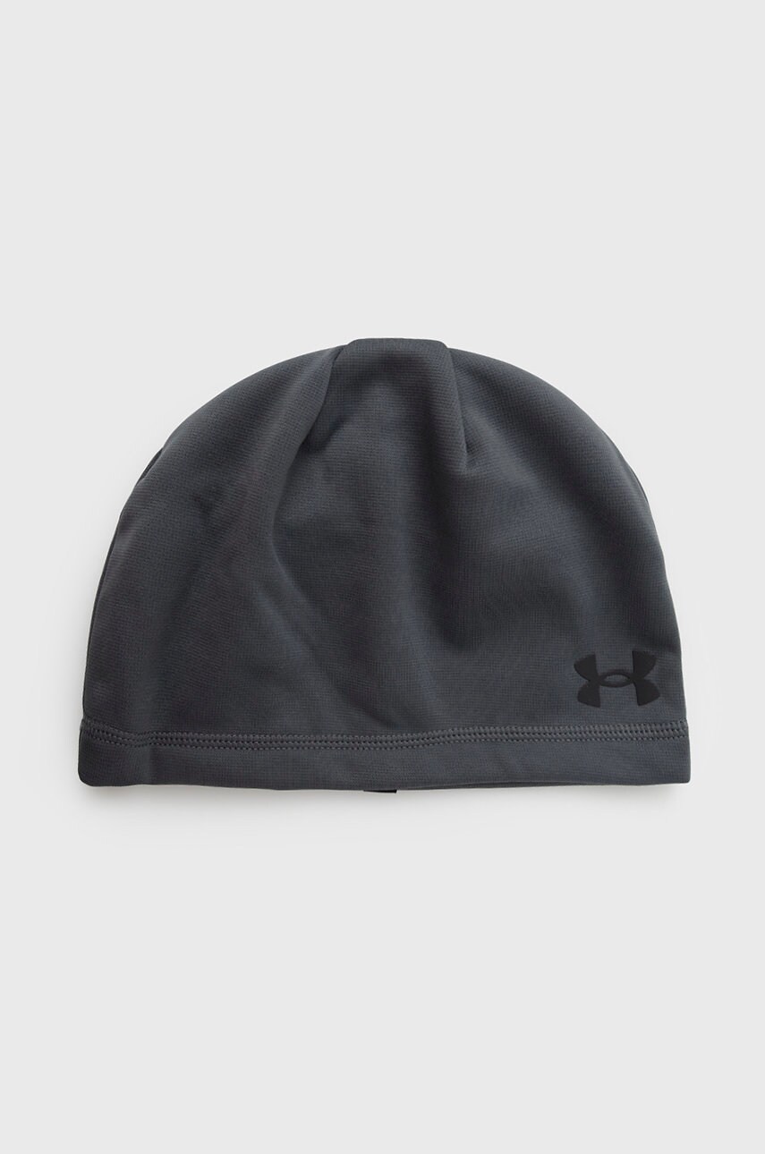 Under Armour Caciula Culoarea Gri, Din Tesatura Neteda