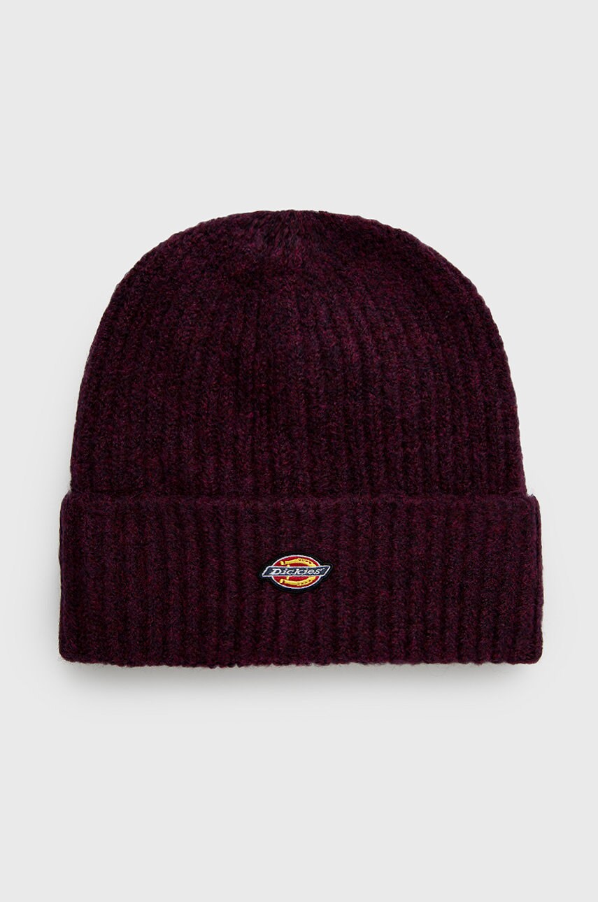 Dickies caciula din amestec de lana culoarea violet,