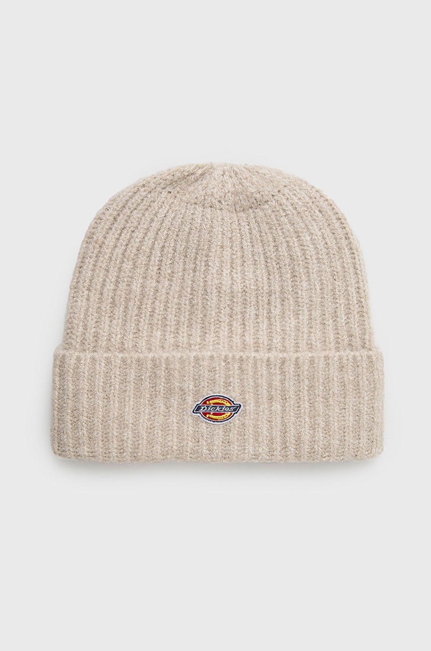 

Шапка с вълна Dickies в бежово, Бежов