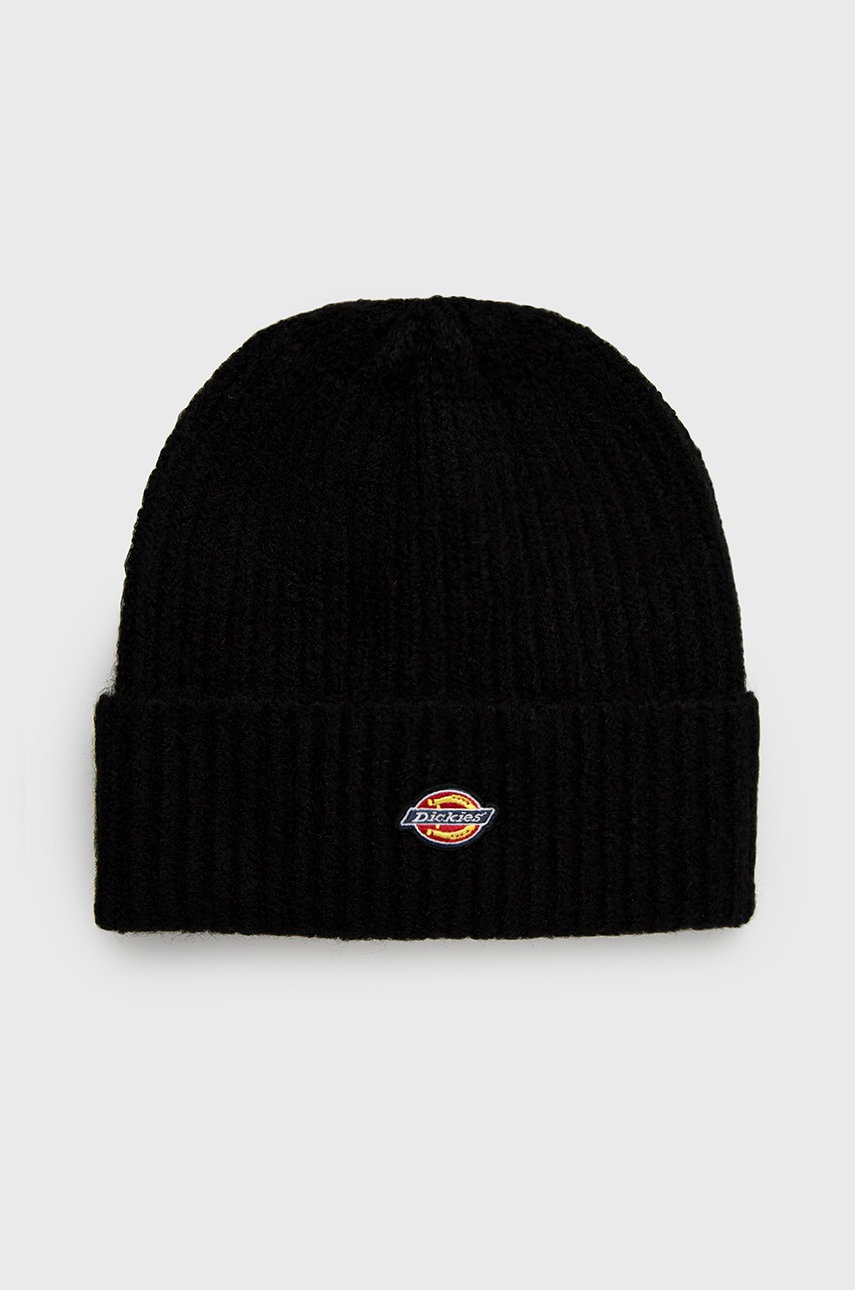 

Шапка с вълна Dickies в черно, Черен