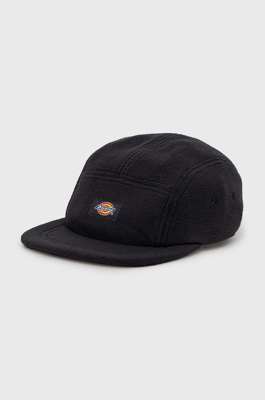 

Шапка с козирка Dickies в черно с изчистен дизайн, Черен