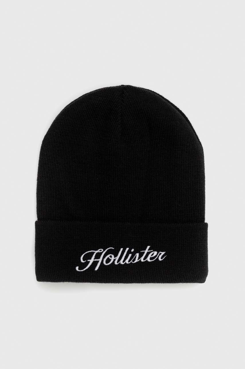Čepice Hollister Co. černá barva,