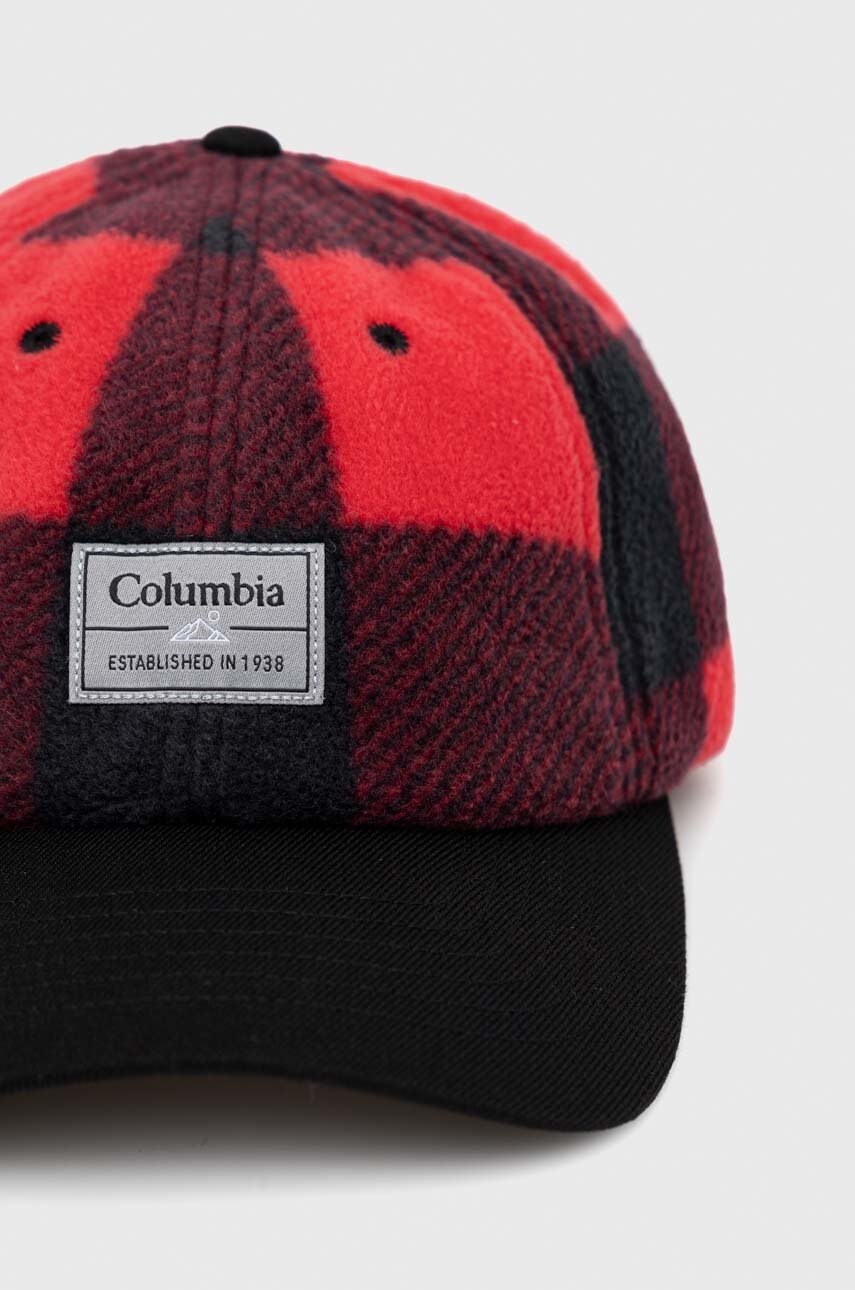 

Кепка Columbia колір червоний візерунок