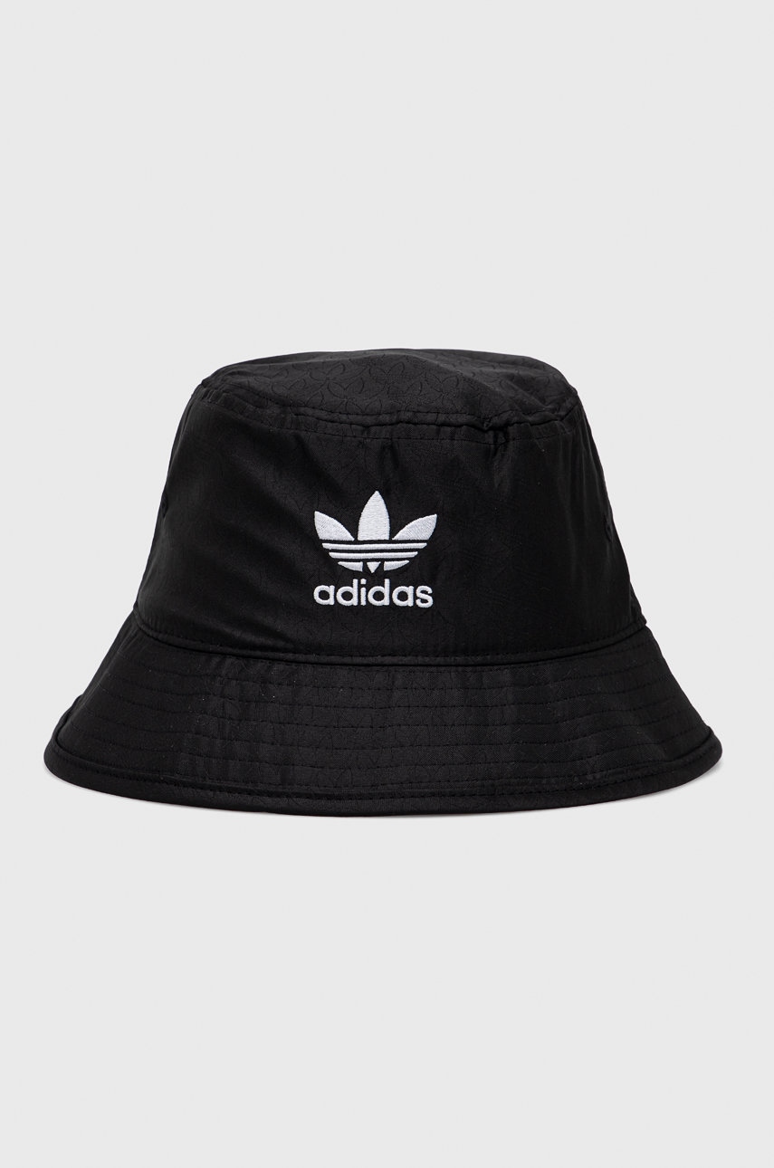 Levně Klobouk adidas Originals černá barva, HL6884-BLACK