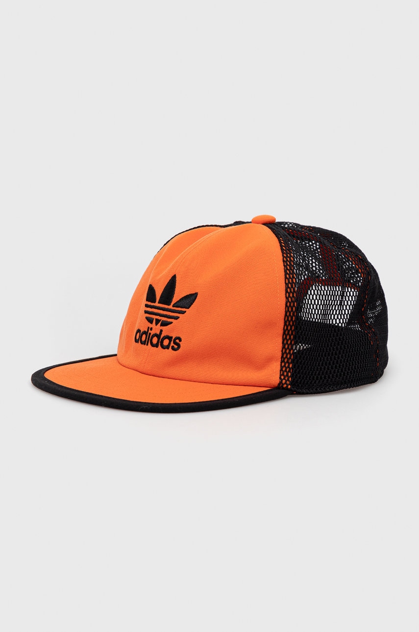 Adidas originals caciula culoarea portocaliu, cu imprimeu