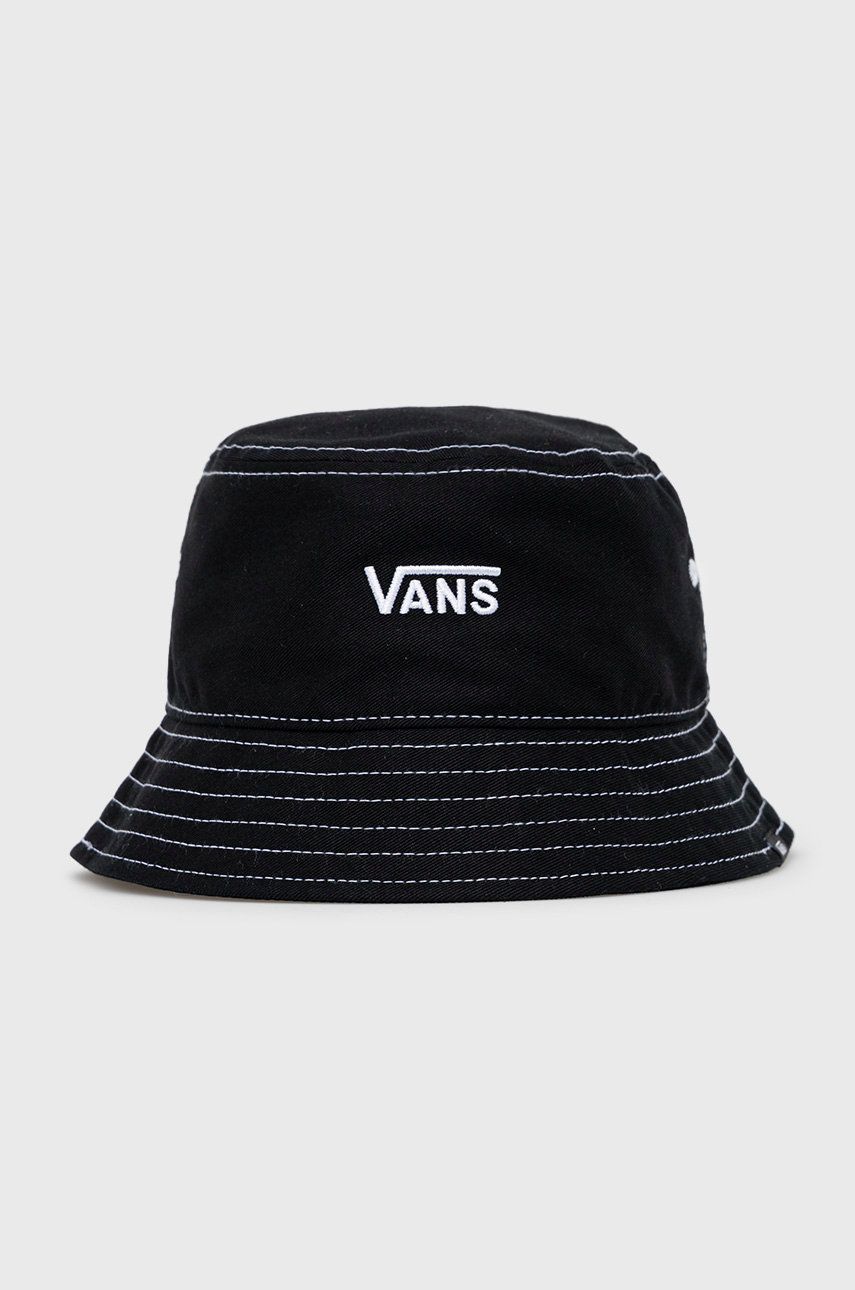 E-shop Bavlněná čepice Vans černá barva