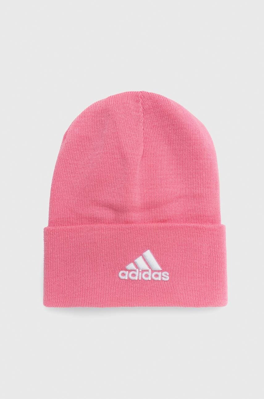 

Шапка adidas цвет розовый