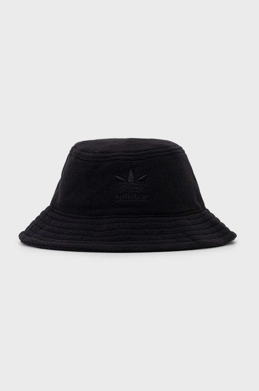 Levně Klobouk adidas Originals černá barva