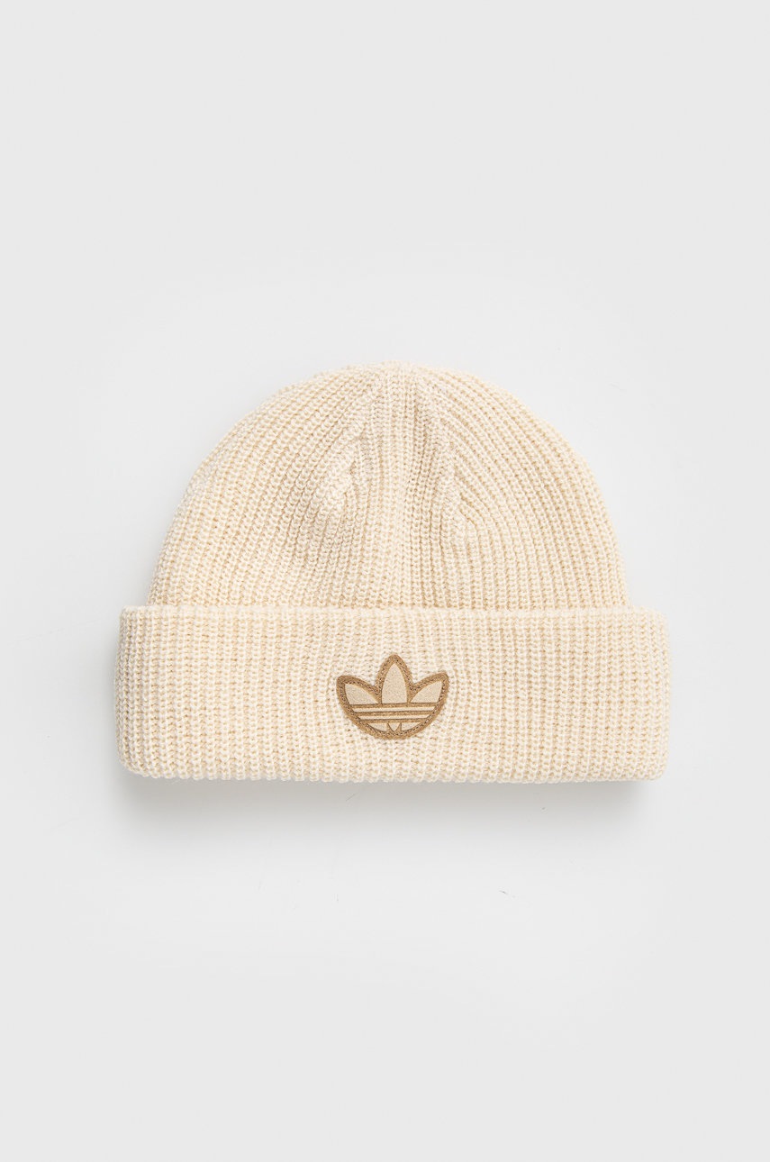 

Шапка adidas Originals в бежово, Бежов