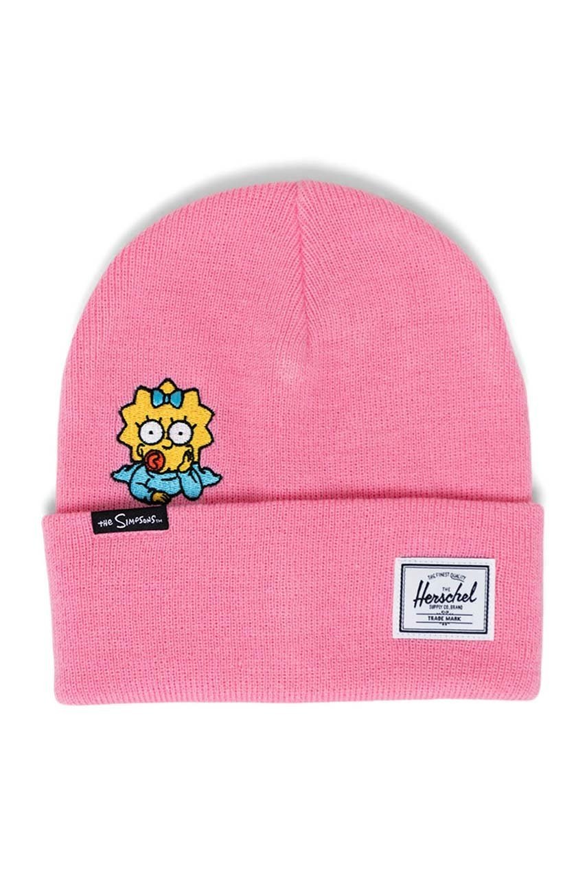 

Шапка Herschel X The Simpsons цвет розовый